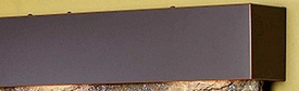 Square or Rounded Blackened Copper