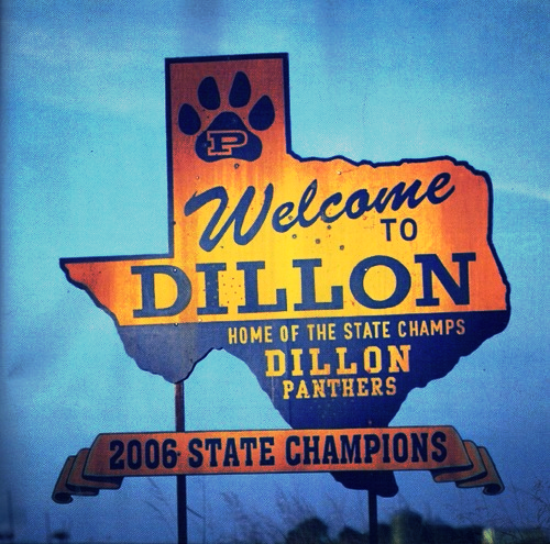 Dillon, Texas Sign | Friday Night Lights 