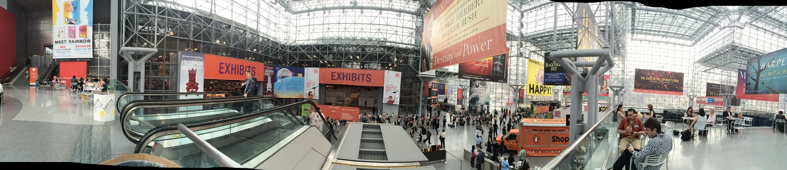 Panorama of the Javits Center at BEA