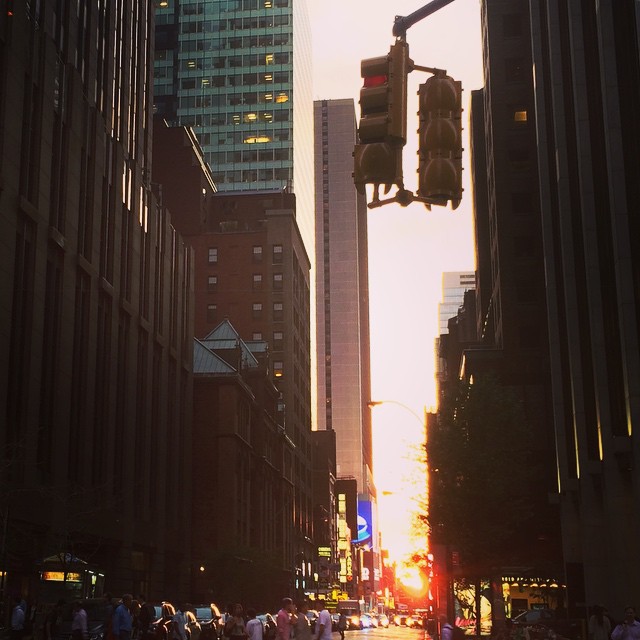 Almost Manhattanhenge