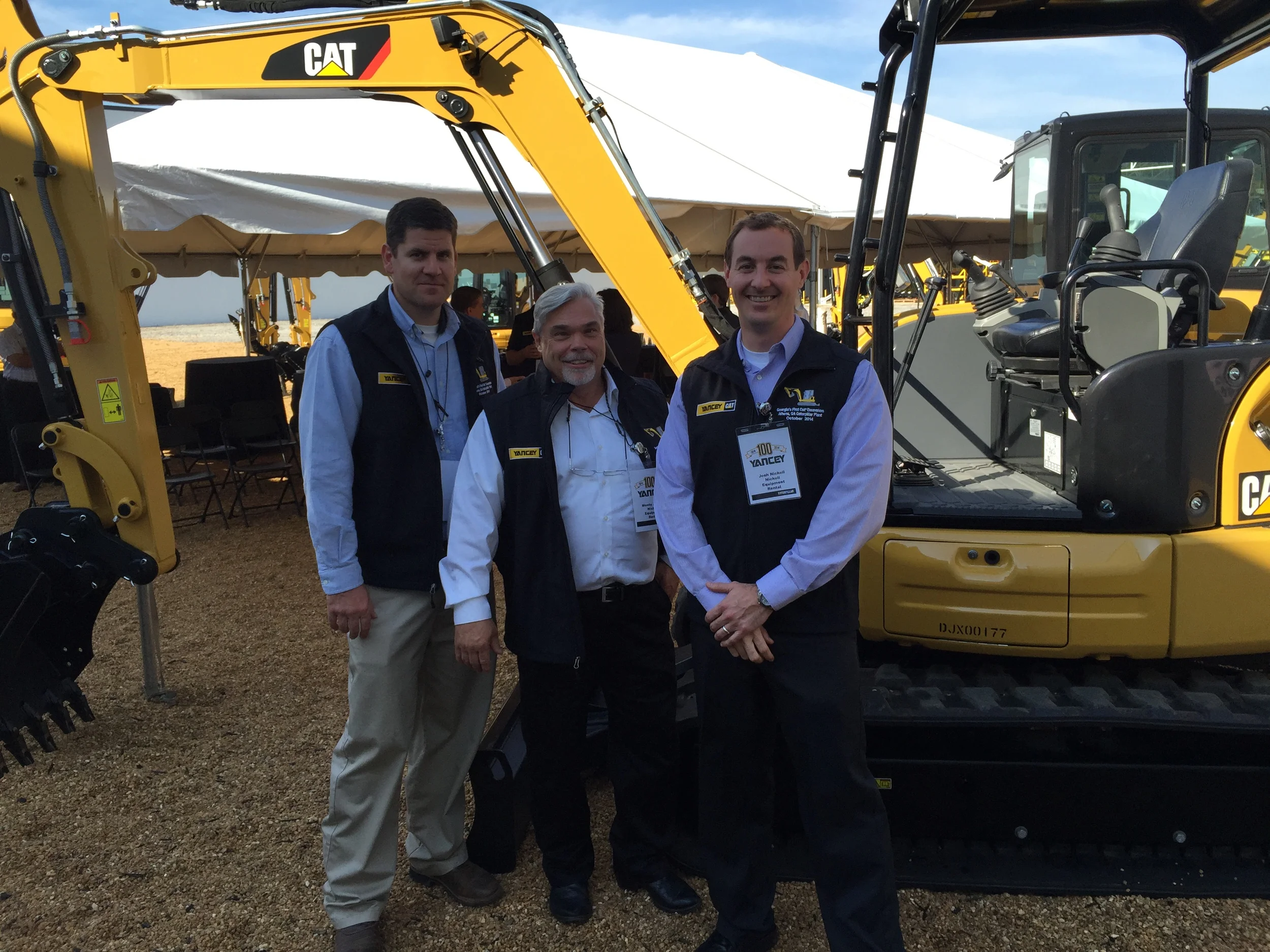 Nickell Rental Purchases First Commemorative Cat Mini Excavator Built in — Nickell