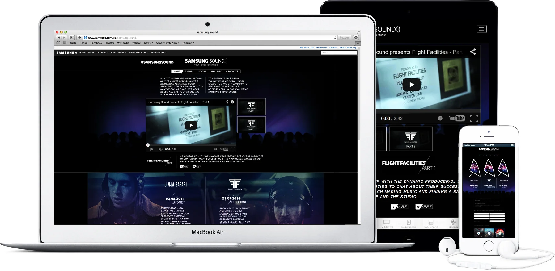 Full digital plattform and integration to support the campaign