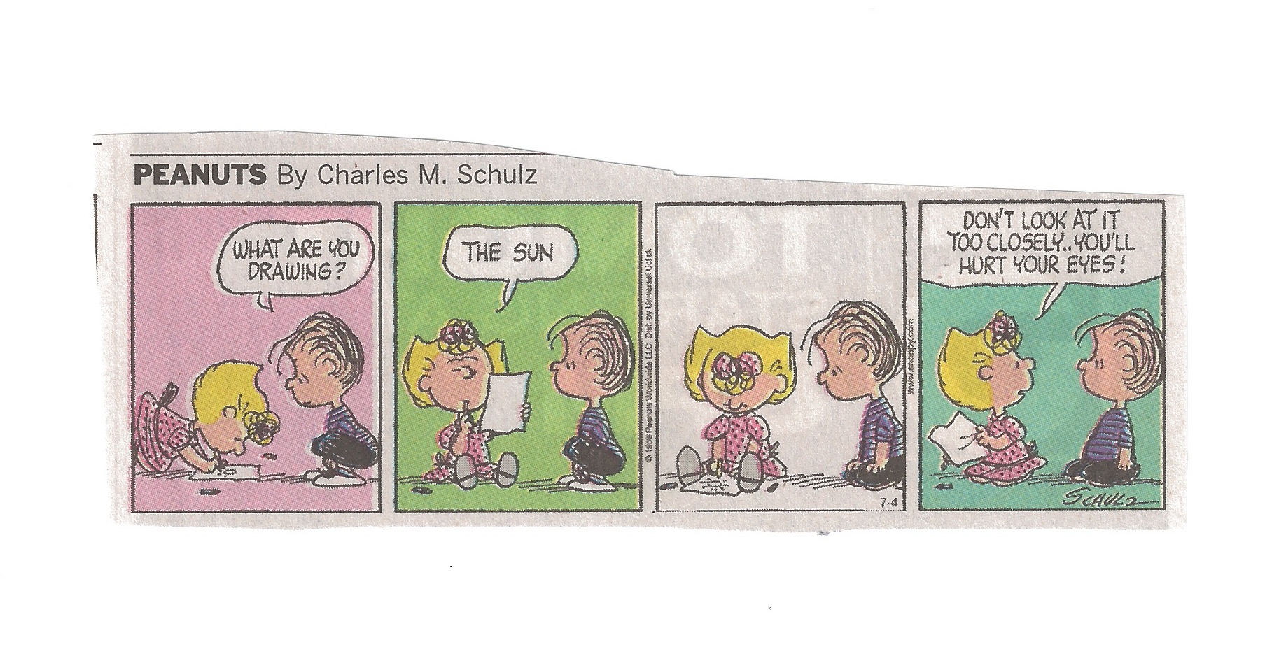 I'm on vacation this week so I thought I would let the great Charles M. Schulz, master storyteller, teach us something about what faith looks like in a writer: Before you can get a reader to believe in what you're writing, YOU'VE got to believe it -- with your heart and soul the way Sally does here. So many of Schultz's comic strips are about the power of imagination, finding your own voice, and changing the narrative of your life. Schultz would know about those things. After all, he wrote every day, and told stories every day, and got us to care every day. In case you haven't seen it, here's the trailer for the new Peanuts movie coming out at Christmas. So excited!