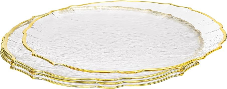 GOLD SCALLOPED CHARGER
