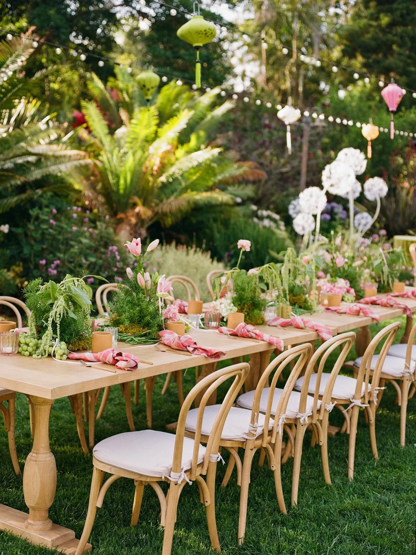 The large Dandelions and the herb-centered florals at @sandiegobotanicgarden make this reception feel all the more magical! 🌼🪄

Planning: @thresholdevents 
Venue: @sandiegobotanicgarden 
Photo: @amanda_gillianphoto 
Video: @sharkpigweddings 
Floral