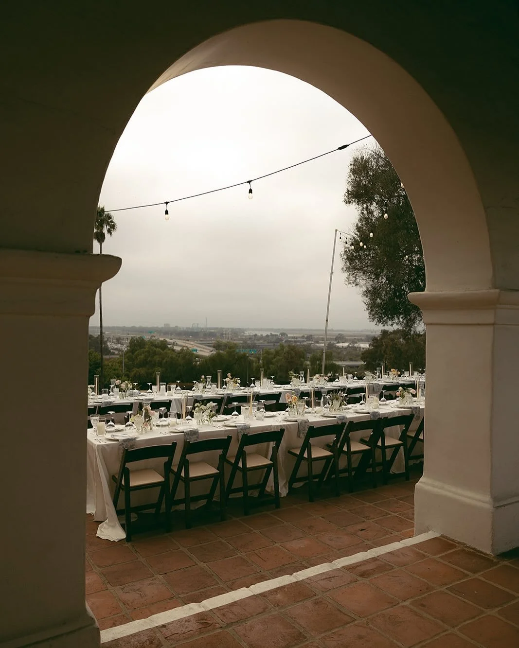 Nothing beats a great view, excellent company, and some delicious memories 💞🌅

Planning &amp; coordination | @meaganhilssevents 
Venue | @juniperoserraevents 
Photography | @picturethiserin 
Dress | @bridalandveilsd 
Bride | @courtneyycahill