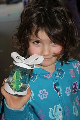 Winter Break Snow Globes: a tutorial