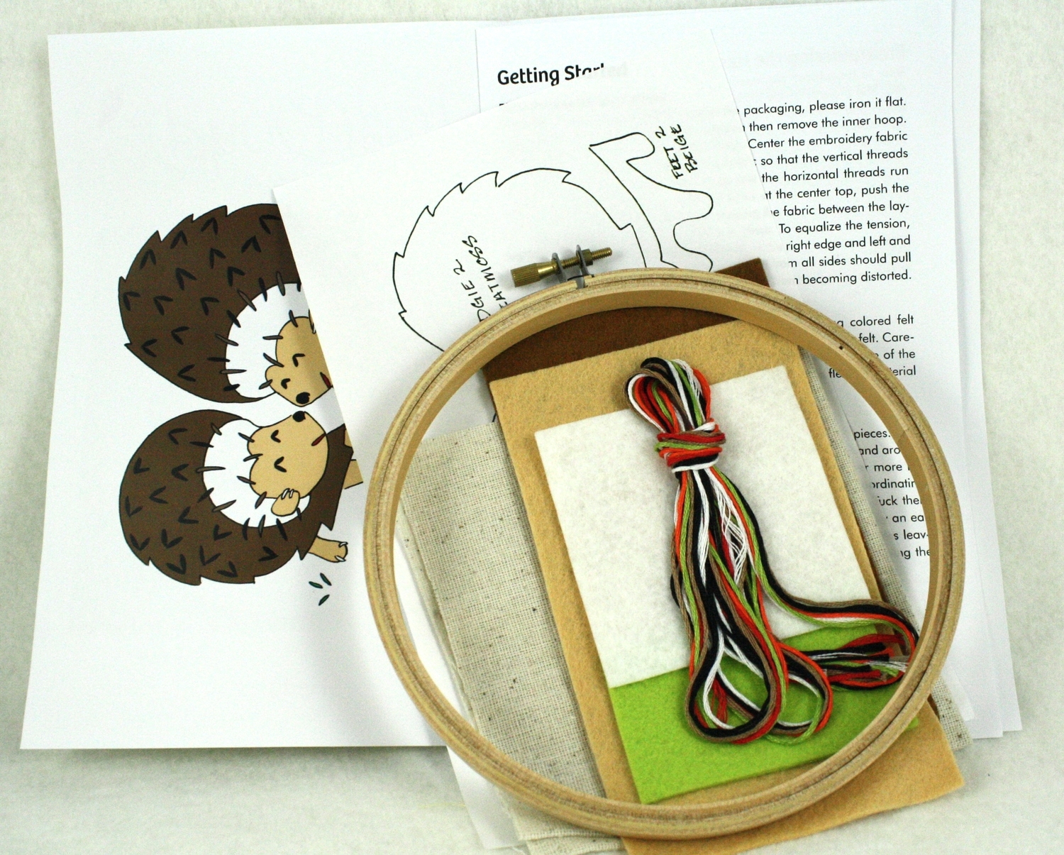 Hedgies Whimsy Stitches Kit — Heidi Boyd 