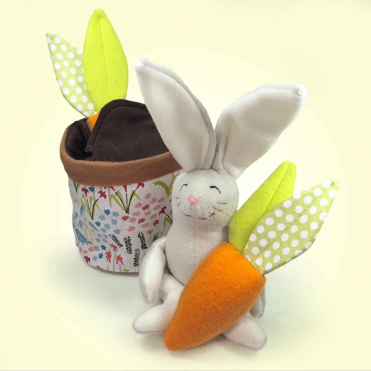 Pop-up Bunny Flowerpot