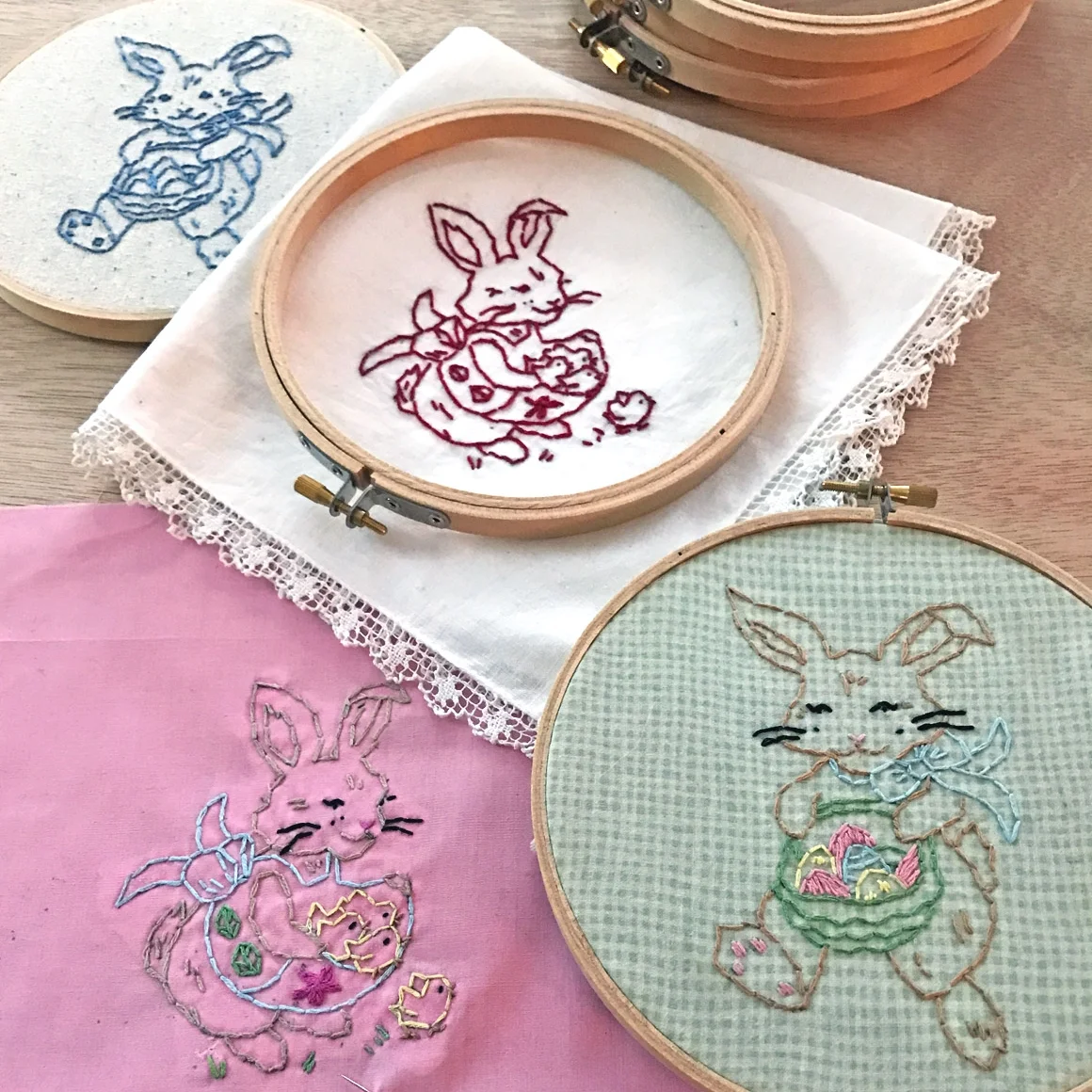 FREE! Spring Bunny Embroidery