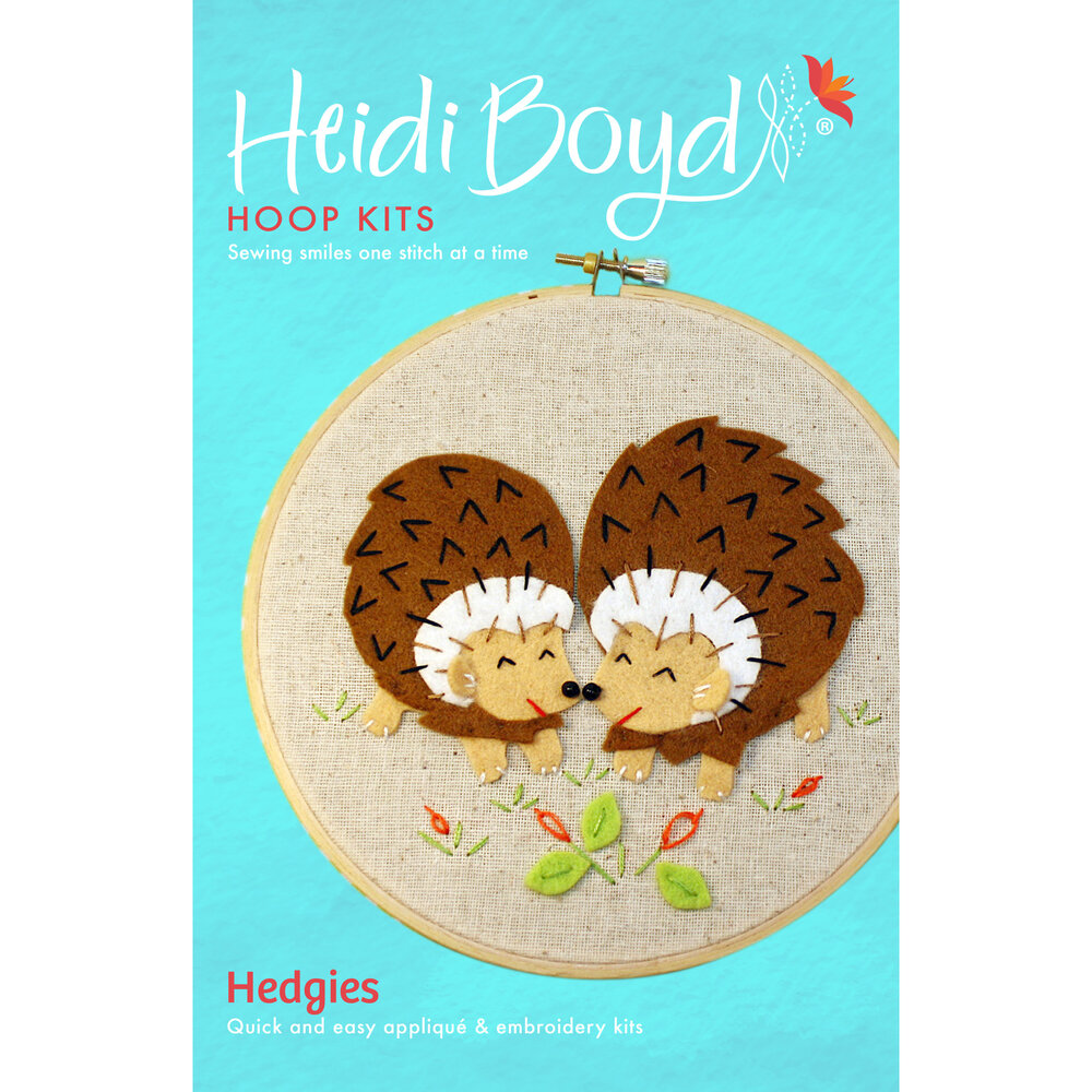 Hedgehog Felt Sewing Kit | Adult Craft Kit