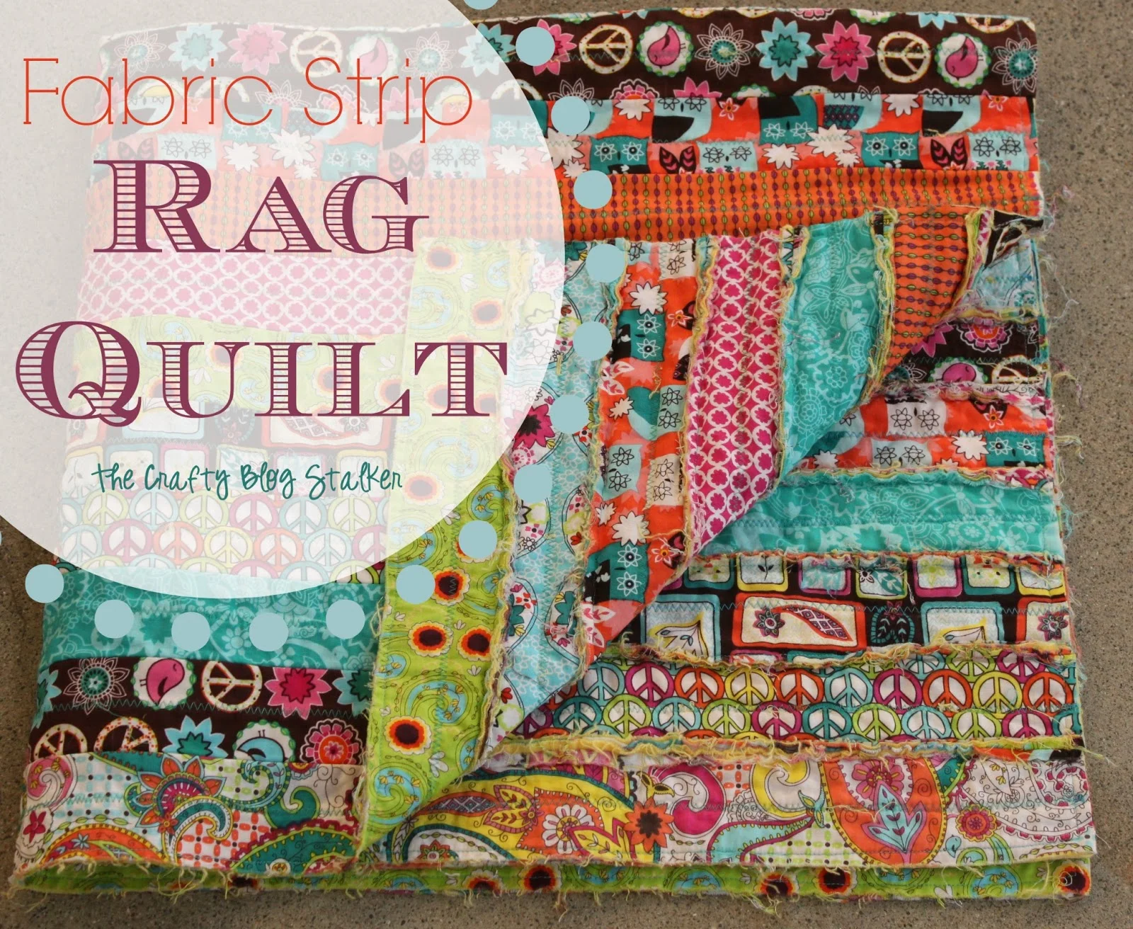 Guest Post: Katie shows how she made her rag quilt...