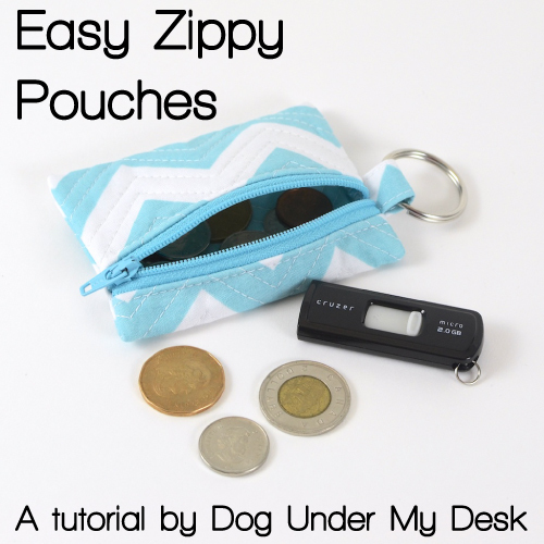 Easy Zippy Pouch by Dog Under My Desk