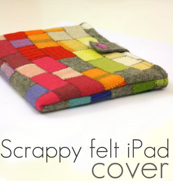 Scrappy Felt iPad Cover by My Poppet