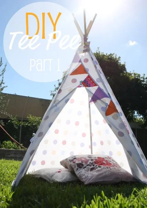 DIY Tee Pee from My Poppet