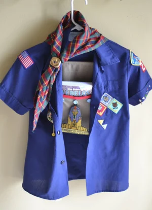 Scout book Hanging Pocket by Blue Susan Makes
