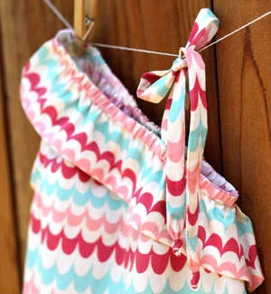 One Shouldered Dress from Prudent Baby