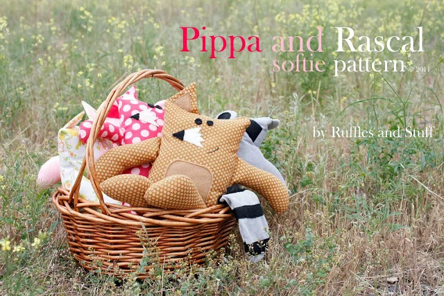 Pippa and Rascal Softies from Ruffles and Stuff