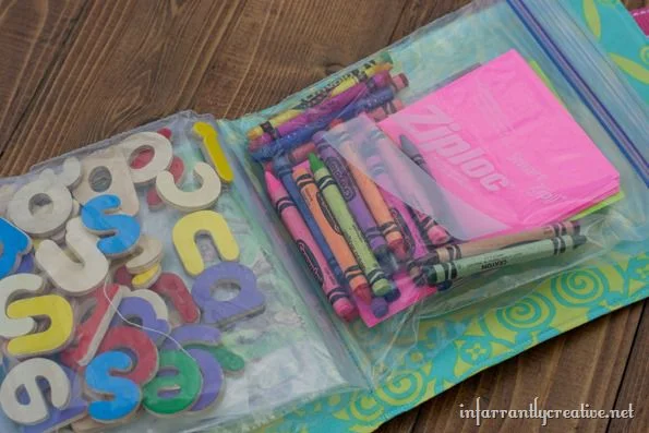 Road Trip Activity Bags from Infarrantly Creative