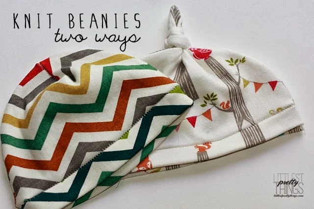 Knit Baby Beanie and Blanket Set from Birch Organic Fabrics