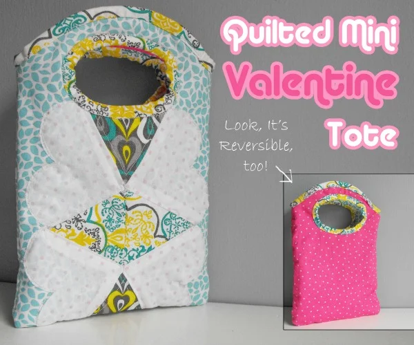 Quilted Mini Tote from The Sewing Loft