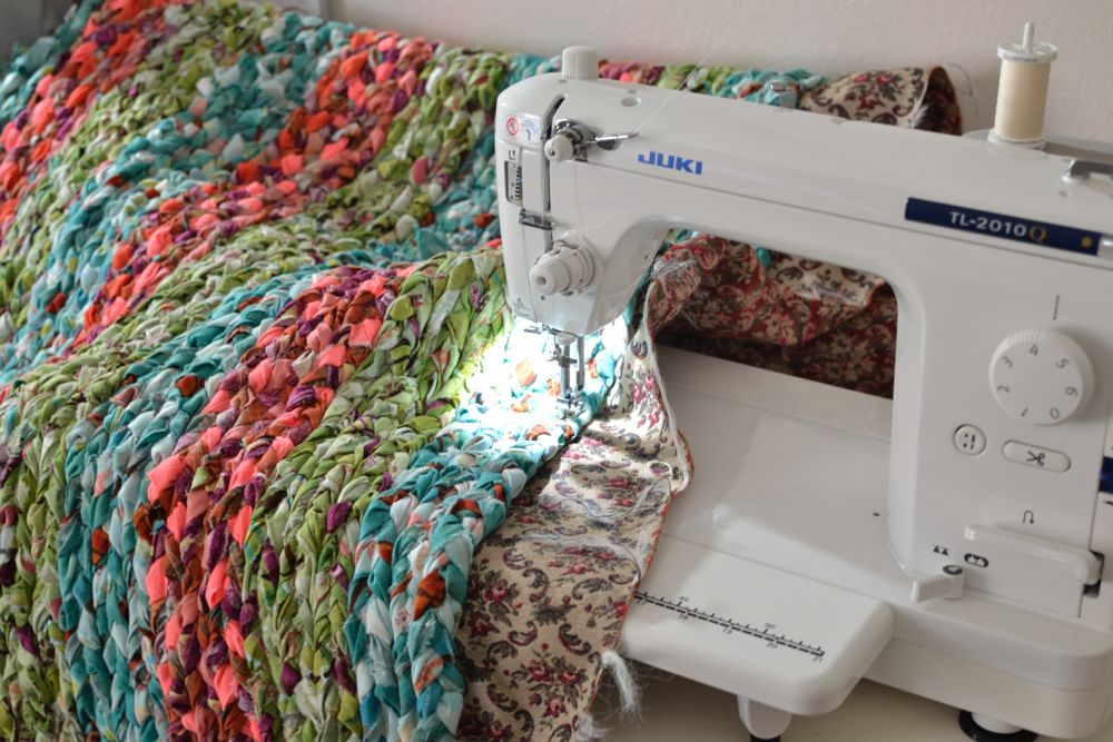 How To Sew A Diy Braided Rag Rug Total Stash Buster Sewcanshe Free Sewing Patterns For Beginners
