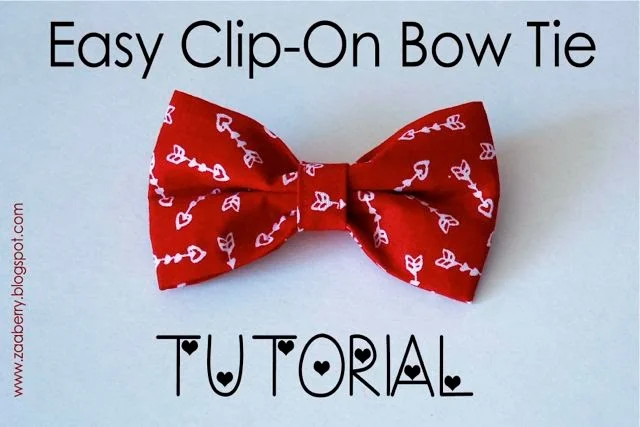 Easy Clip-On Bow Tie from Zaaberry