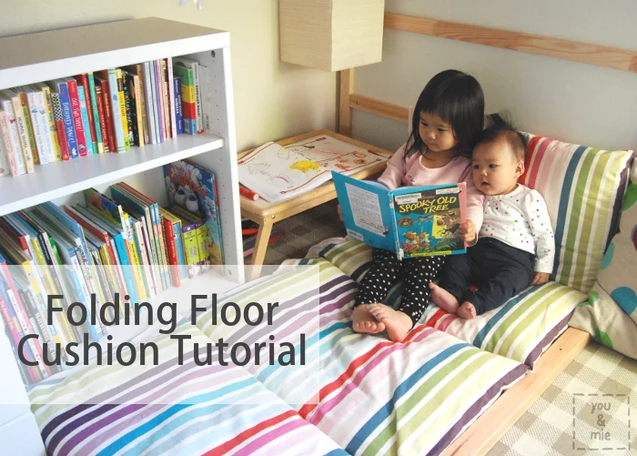 Folding Floor Cushion Tutorial from You and Mie
