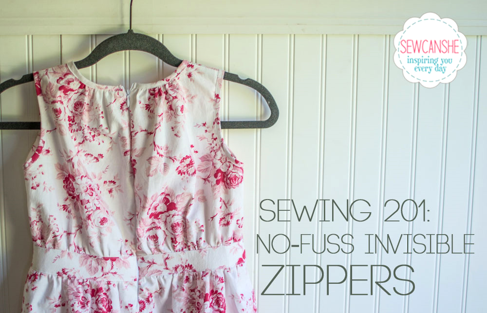 how to sew an invisible zipper