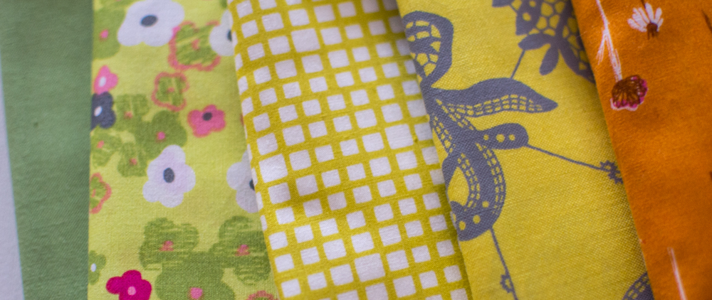 Here's 5 prints from different collections. They look awesome in this analogous color combination.