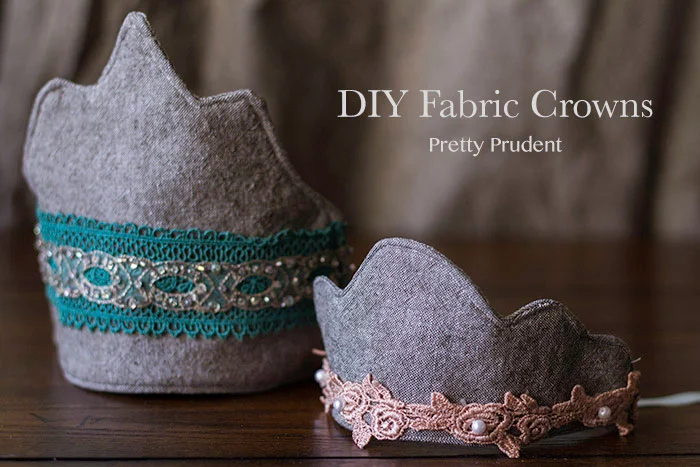 DIY Fabric Crowns from Pretty Prudent