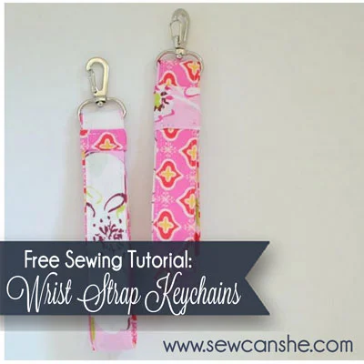 How to sew Wrist Strap Keychains.