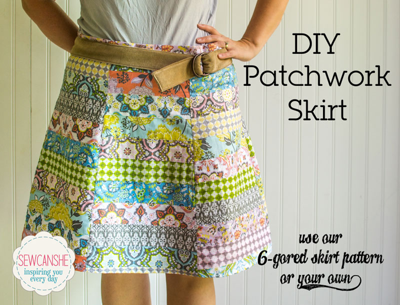 Vintage Plaid Patchwork Flounce Skirt, High Waist Casual Loose A-line Skirt  on Luulla