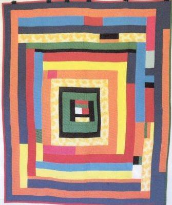 Quilt by Mary Ann Pettway of Gee's Bend.