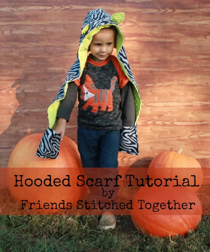 Hooded Animal Scarves from Friends Stitched Together