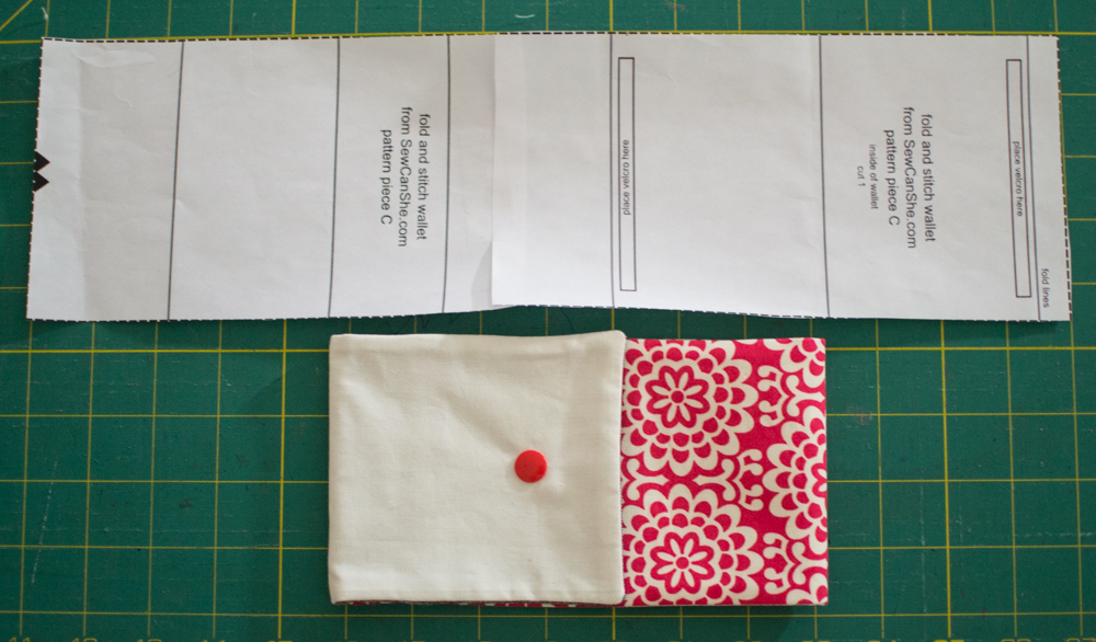 How to Sew a Fold and Stitch Wallet {free sewing tutorial} — SewCanShe