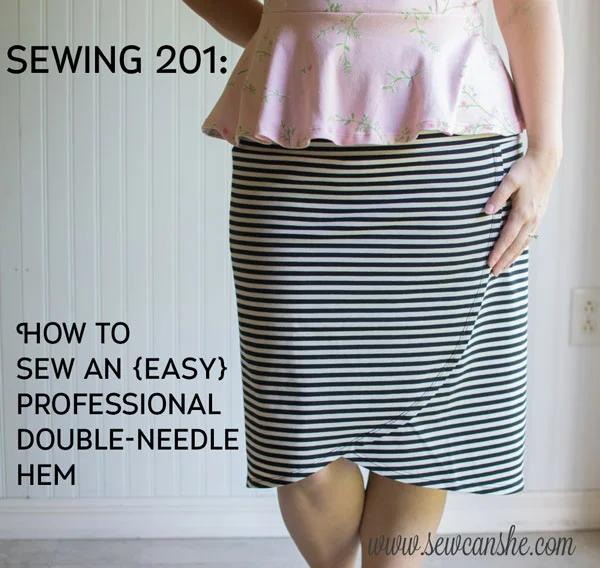 How to sew a with a Double Needle (almost any sewing machine)