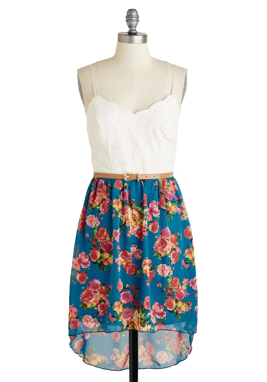 floral dress for debut