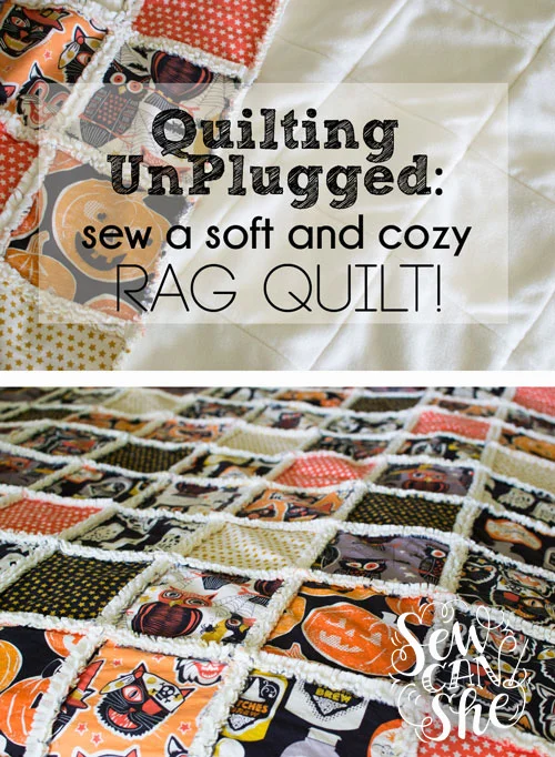 How to Sew a Soft and Cozy Rag Quilt {sewing tutorial} — SewCanShe