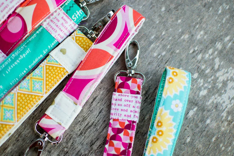 How to Sew Wrist Strap Keychains (free sewing tutorial) - SewCanShe ...