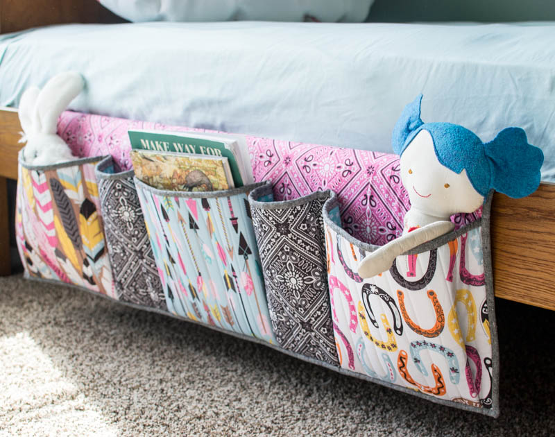 Bedside Pockets Organizer Free Sewing Tutorial Sewcanshe Bedside Pockets Organizer Free Sewing