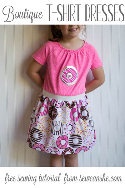 t shirt dress pattern girl