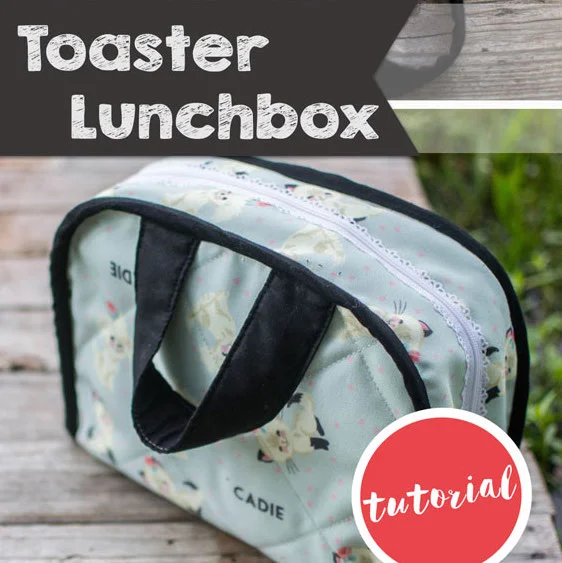 Sew a cute retro shaped lunch box.