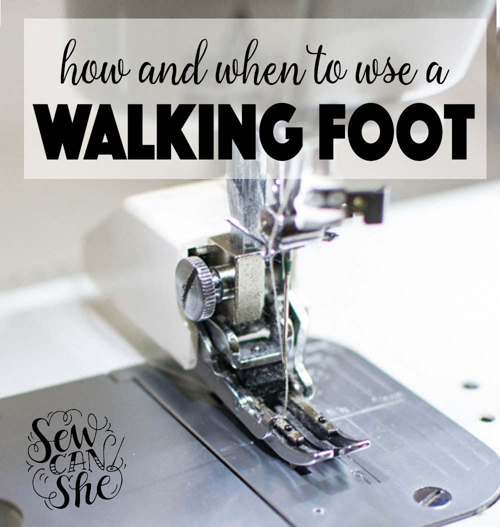 walking foot sewing machine