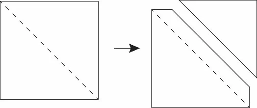 How to make a half square triangle unit.
