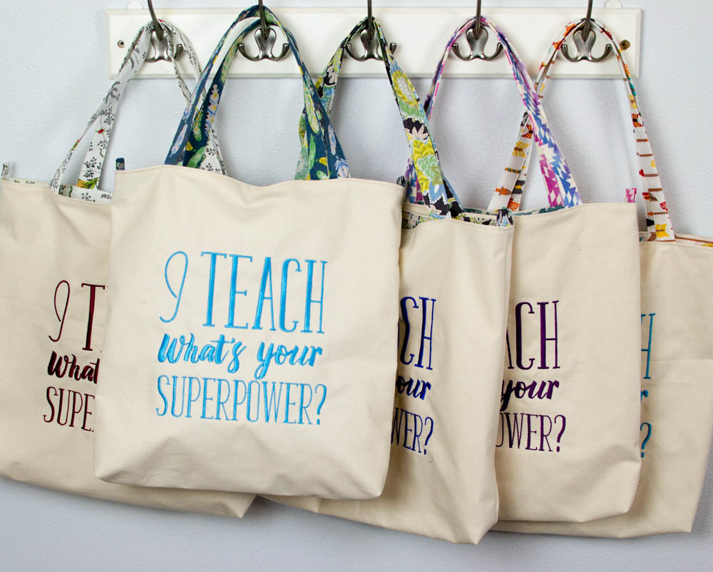 Show Off Saay Superhero Teacher Bags Sewcanshe