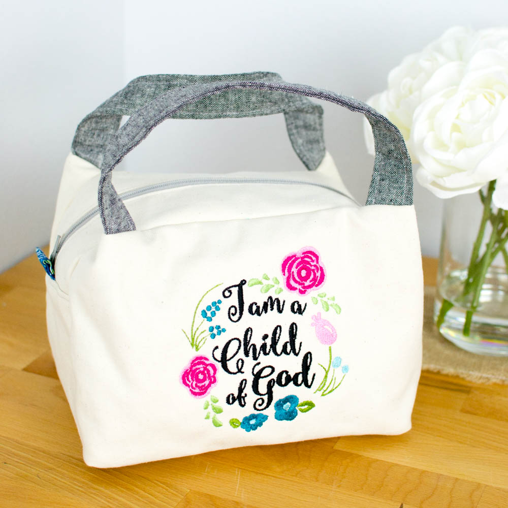 How to Sew a Scripture Case from my Free Chubby Lunch Tote Sewing Pattern