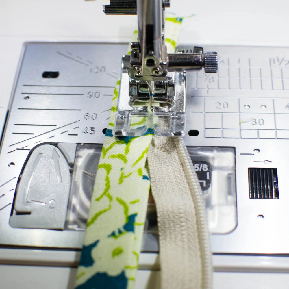Zipper left side