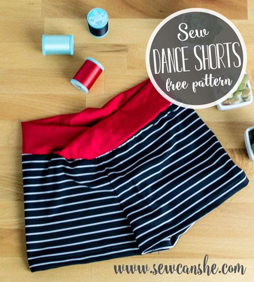 How To Sew Girls Dance Shorts Free Sewing Pattern Sewcanshe Free Sewing Patterns Tutorials