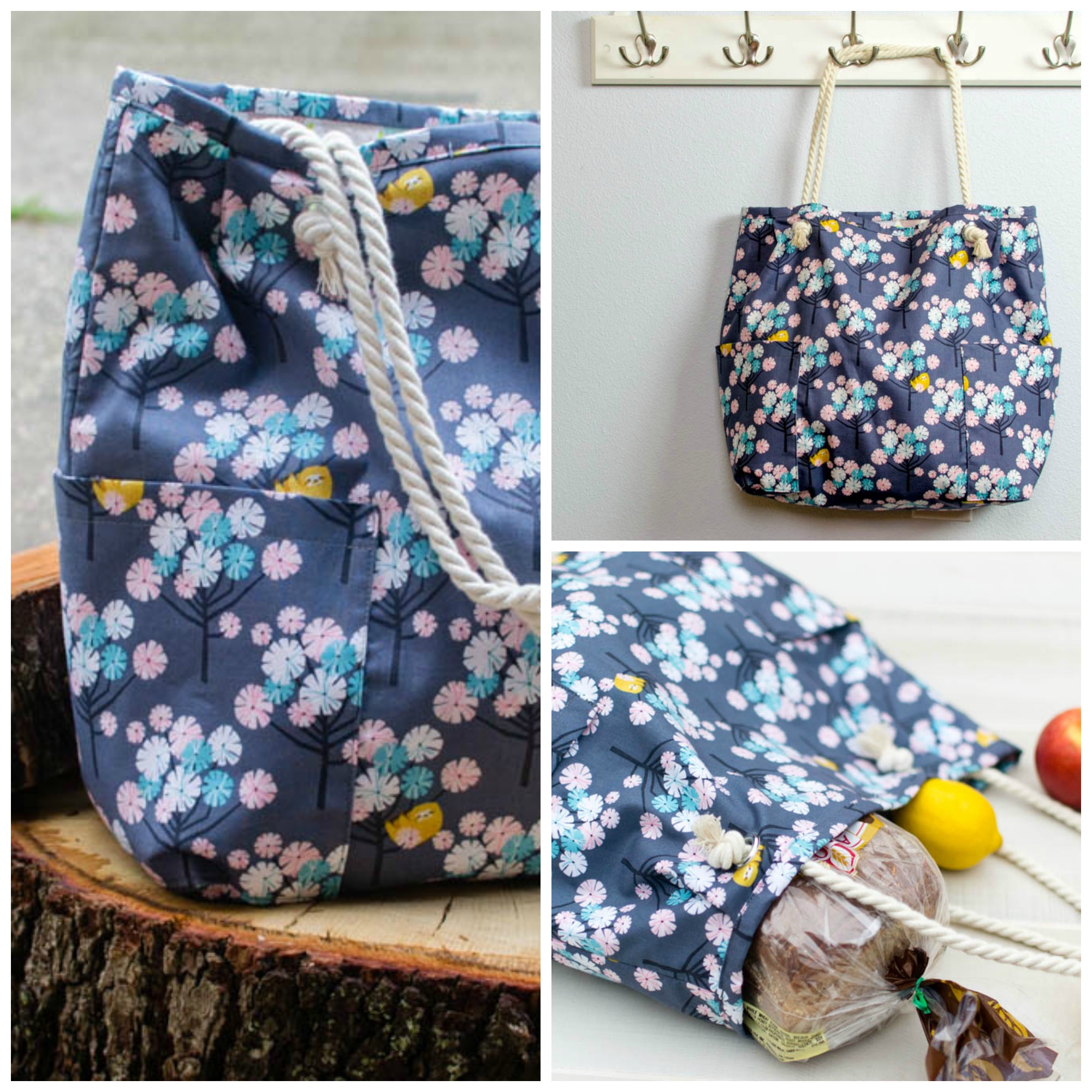 The Ultimate List of Fast and Easy Tote Bags to Sew (with free sewing patterns) — SewCanShe ...
